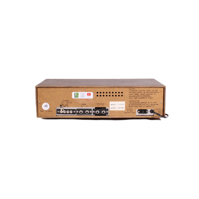 Custom L-500VS Vintage 8-Track AM/FM Multiplex Stereo Receiver with Phono-8 Track Player-SpenCertified-vintage-refurbished-electronics