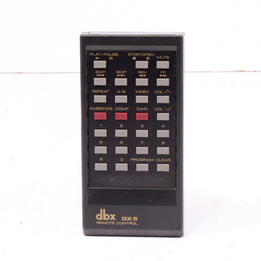 DBX DX-5 Remote Control for Single Disc CD Player DX5-Remote Controls-SpenCertified-vintage-refurbished-electronics