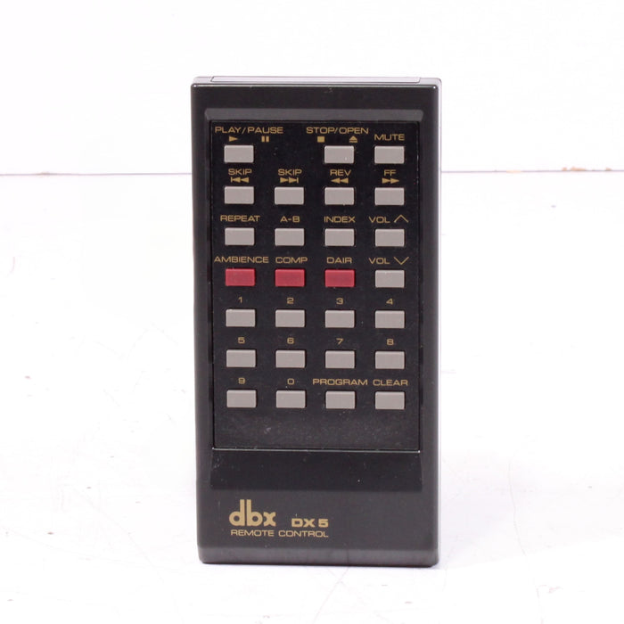 DBX DX-5 Remote Control for Single Disc CD Player DX5-Remote Controls-SpenCertified-vintage-refurbished-electronics