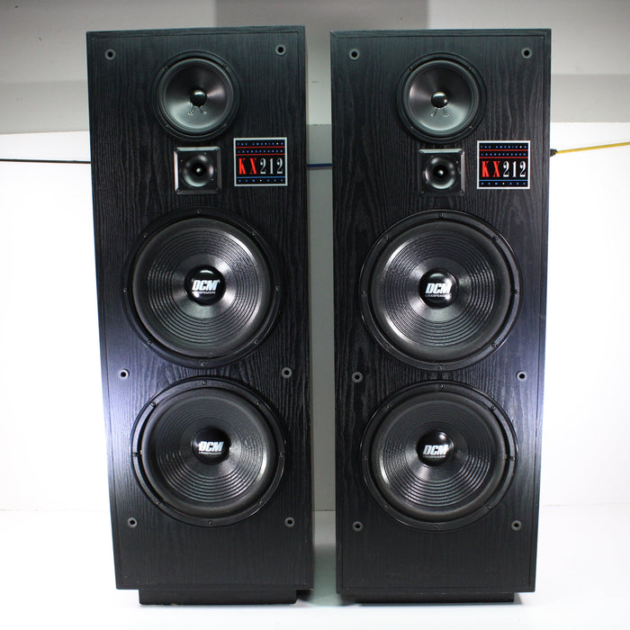 DCM KX-212 4-Way Floorstanding Speaker Pair-Speakers-SpenCertified-vintage-refurbished-electronics