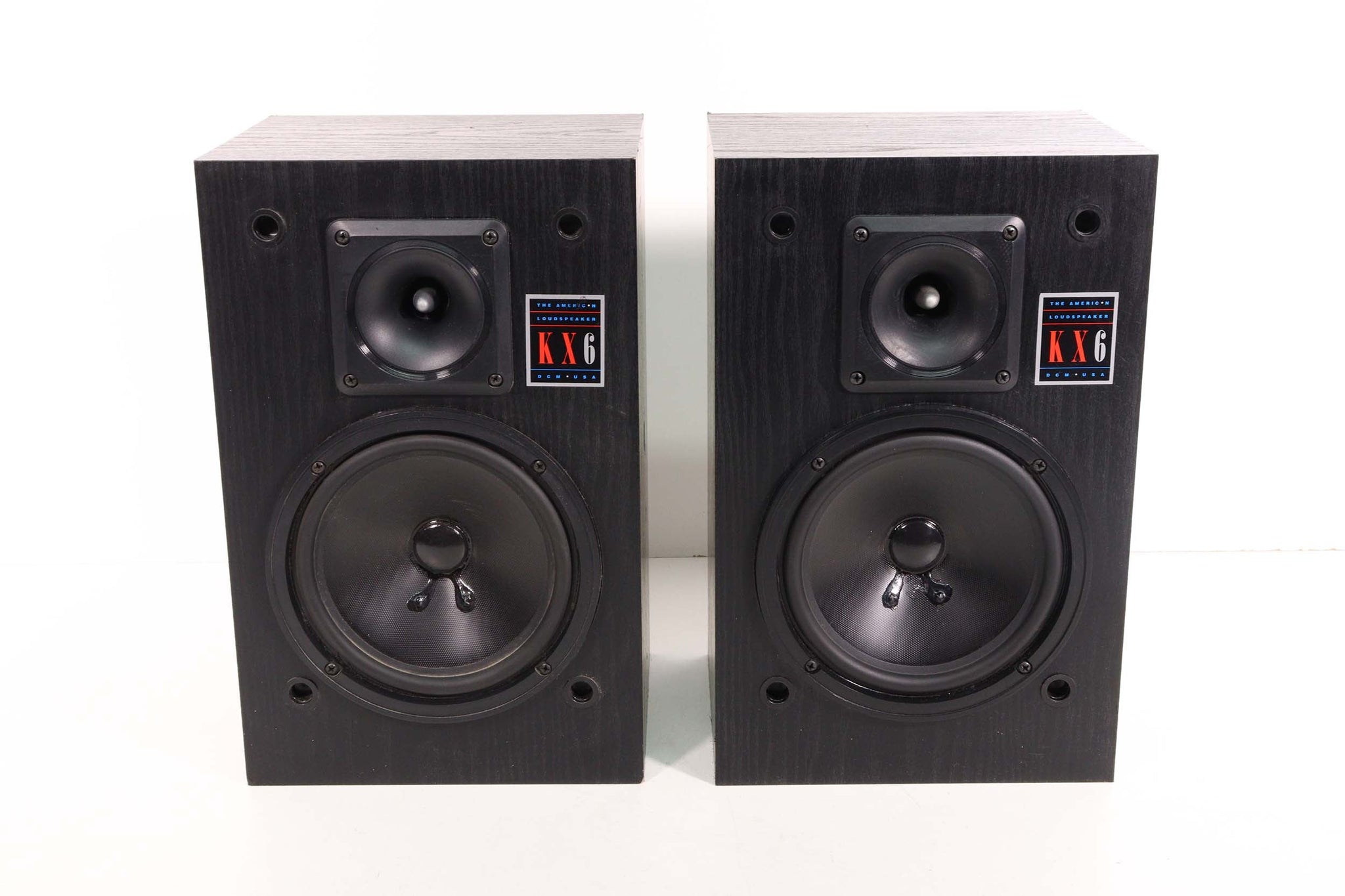 DCM KX6 Small Bookshelf Speakers (Small Hole)