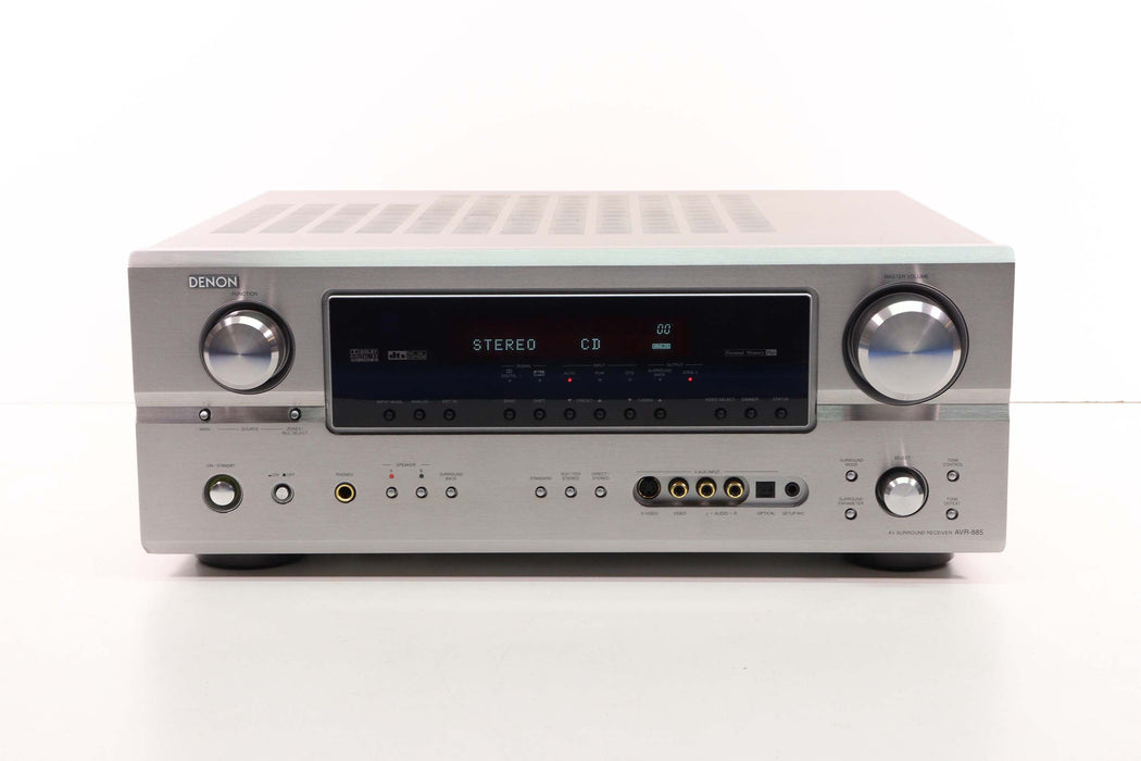 DENON AVR-885 AV Surround Receiver (NO REMOTE)-Audio & Video Receivers-SpenCertified-vintage-refurbished-electronics