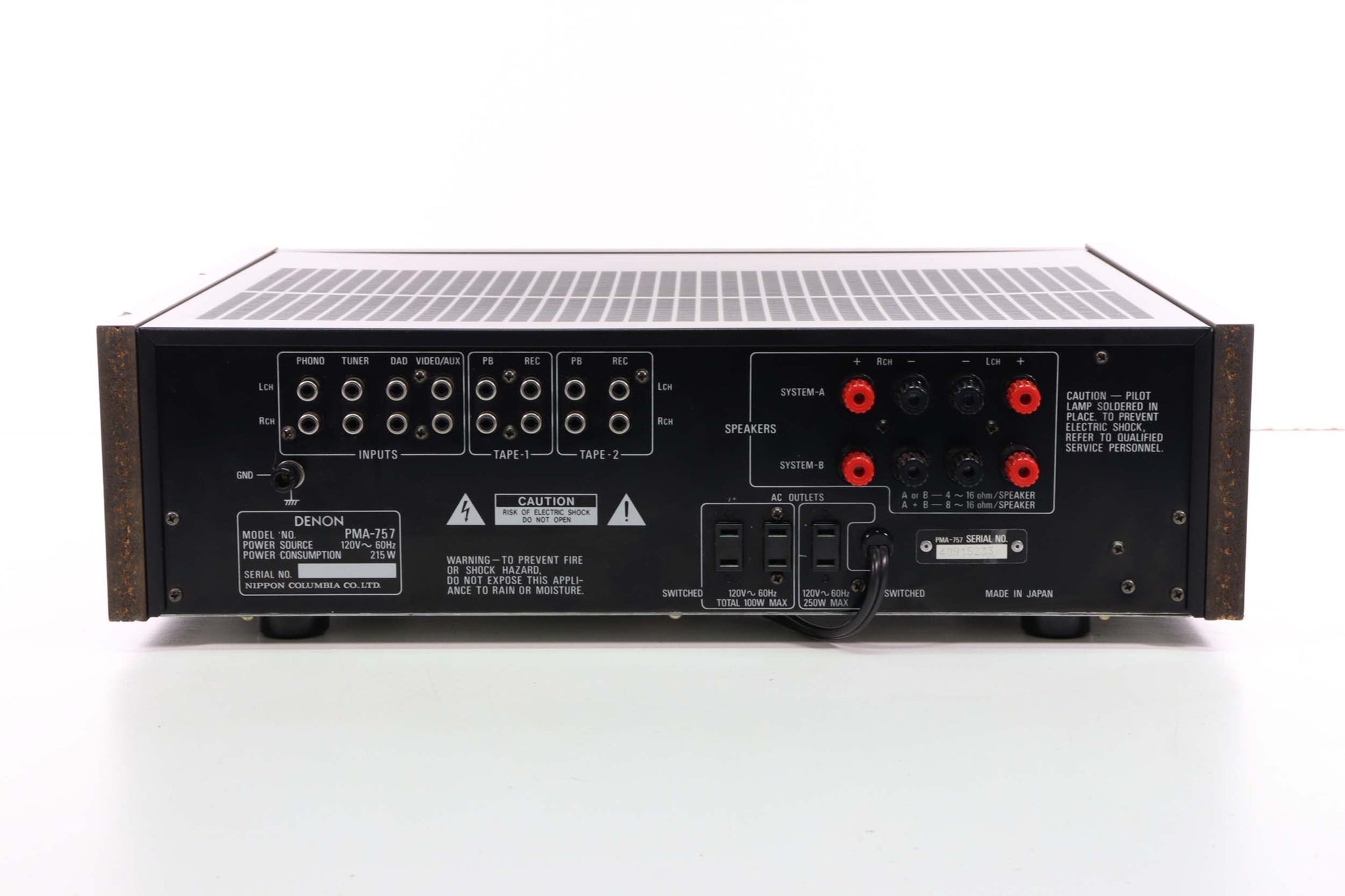 DENON PMA757 Precision Audio Component/PreMain Amplifier (Has Unknow