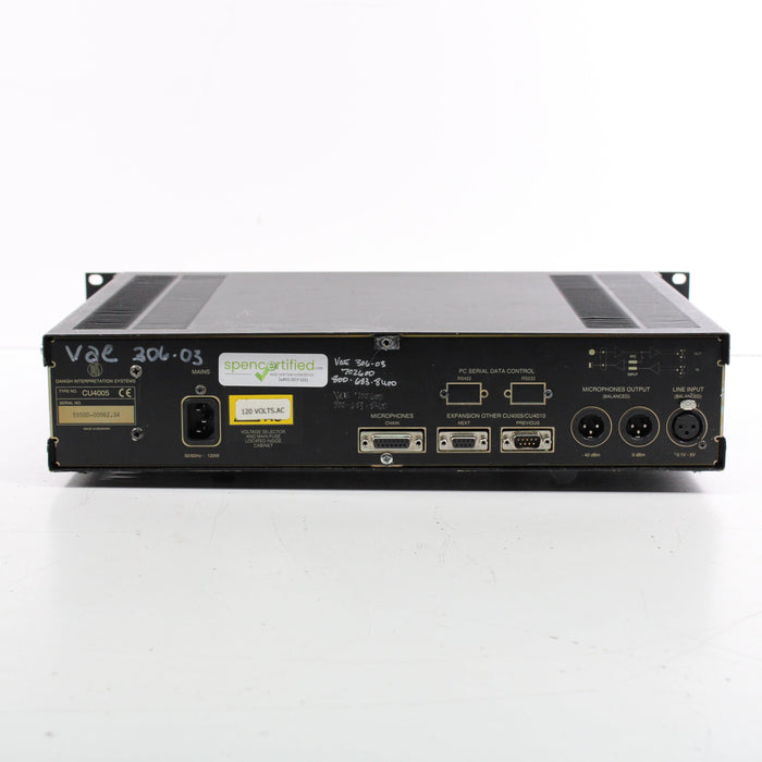 DIS Danish Interpretation System CU4005 Central Unit for Microphone System-Audio Components-SpenCertified-vintage-refurbished-electronics