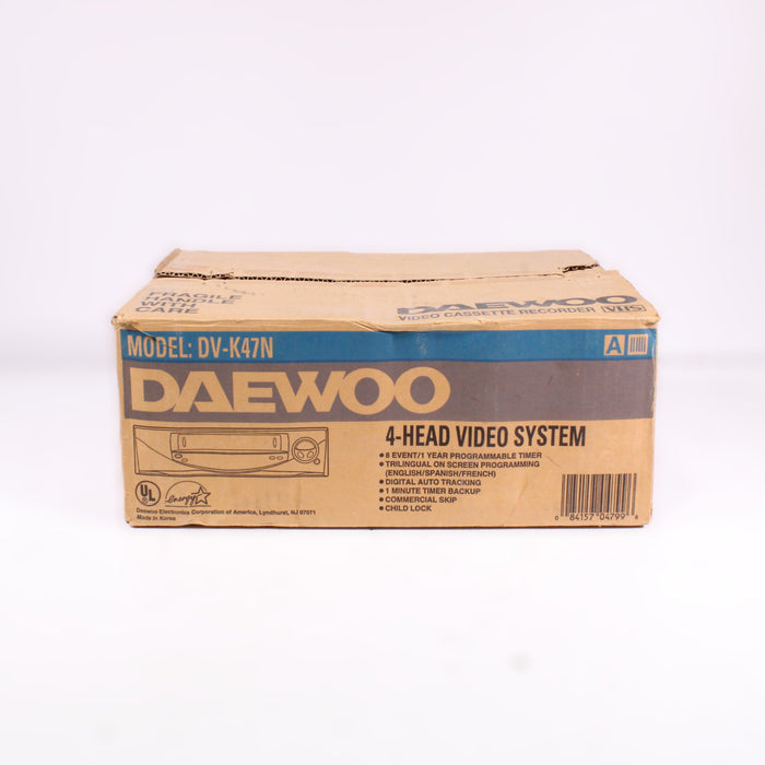 DaeWoo DVK47N VHS VCR Recorder Player 4-Head Hi-Fi Stereo (ORIGINAL BOX)-Electronics-SpenCertified-vintage-refurbished-electronics