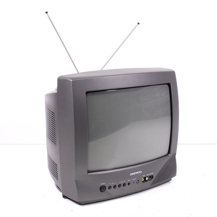 Daewoo DTQ-13V1FC 13" CRT Color Television Retro Gaming TV (2003)-Televisions-SpenCertified-vintage-refurbished-electronics