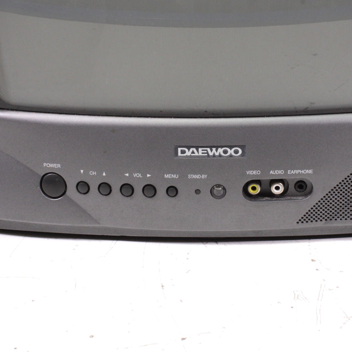 Daewoo DTQ-13V1FC 13" CRT Color Television Retro Gaming TV (2003)-Televisions-SpenCertified-vintage-refurbished-electronics