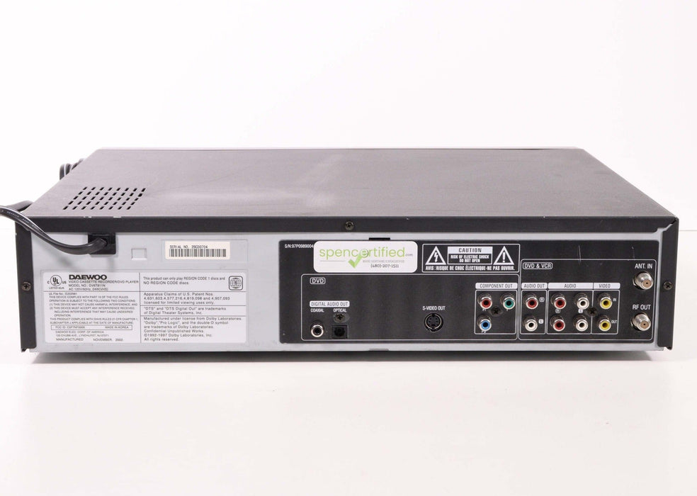 DAEWOO DV6T811N VHS and DVD recorder - 2 Way Dubbing-Electronics-SpenCertified-vintage-refurbished-electronics