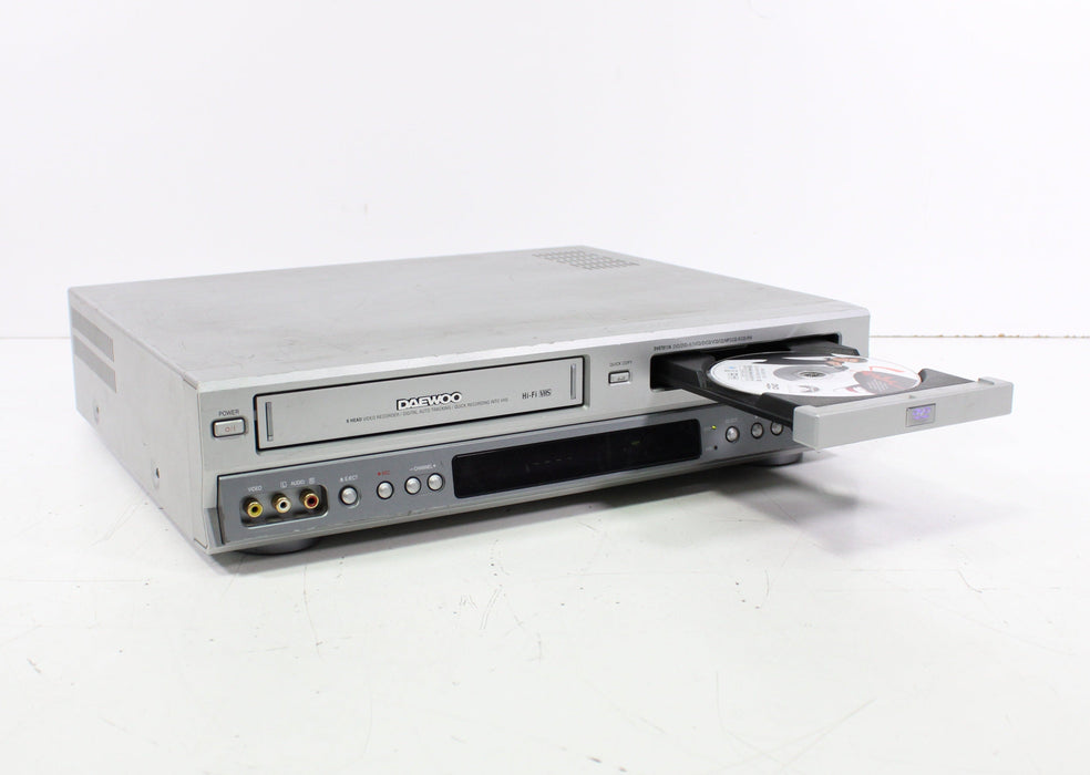 Daewoo DV6T811N DVD VHS Combo Player 6-Head Video Recorder Compatible with PAL (BLACK OR SILVER)-VCRs-SpenCertified-vintage-refurbished-electronics