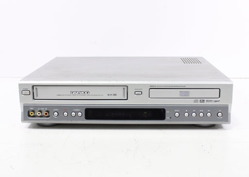 Daewoo DV6T811N DVD VHS Combo Player 6-Head Video Recorder Compatible with PAL (BLACK OR SILVER)-VCRs-SpenCertified-Silver-vintage-refurbished-electronics