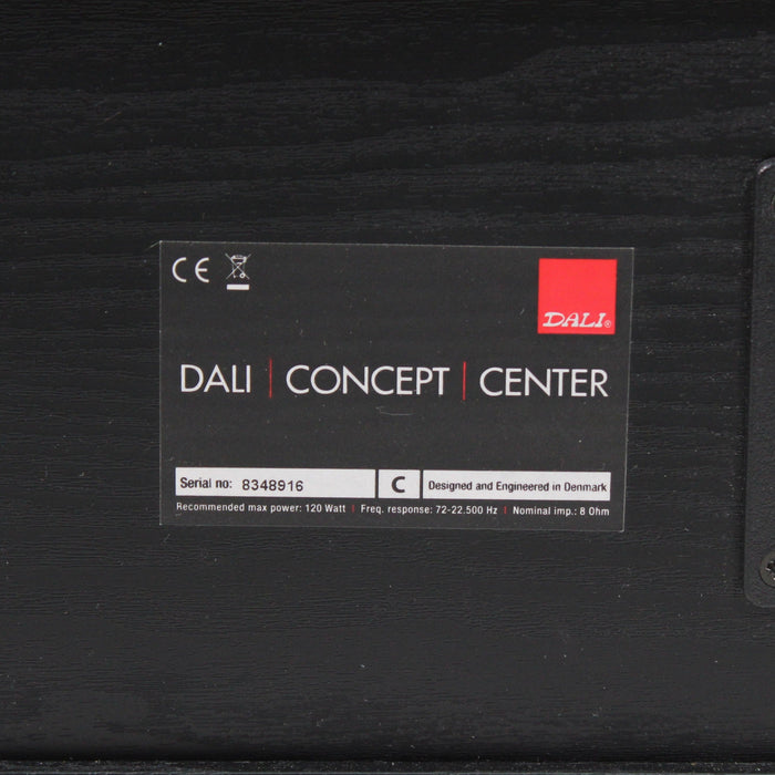 Dali Concept Center Channel Speaker Magnetically Shielded-Speakers-SpenCertified-vintage-refurbished-electronics