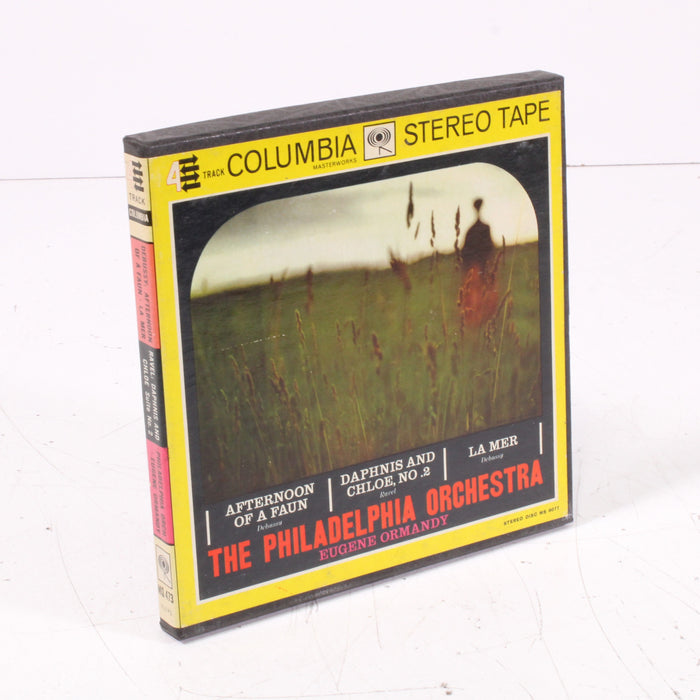 Debussy: La Mer, Prelude to the Afternoon of a Faun / Ravel: Daphnis et Chloé No. 2 – Eugene Ormandy Conducts The Philadelphia Orchestra Reel to Reel Tape 7" 1/4" 7½ IPS Columbia Masterworks-Reel-to-Reel Tape-SpenCertified-vintage-refurbished-electronics