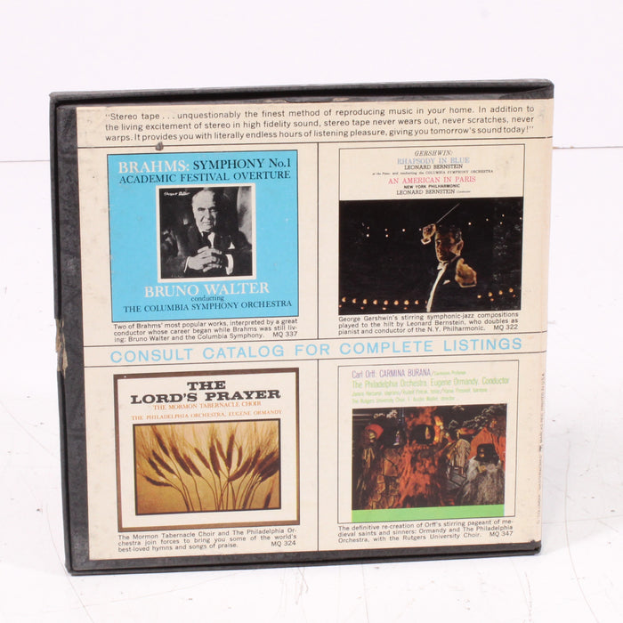 Debussy: La Mer, Prelude to the Afternoon of a Faun / Ravel: Daphnis et Chloé No. 2 – Eugene Ormandy Conducts The Philadelphia Orchestra Reel to Reel Tape 7" 1/4" 7½ IPS Columbia Masterworks-Reel-to-Reel Tape-SpenCertified-vintage-refurbished-electronics