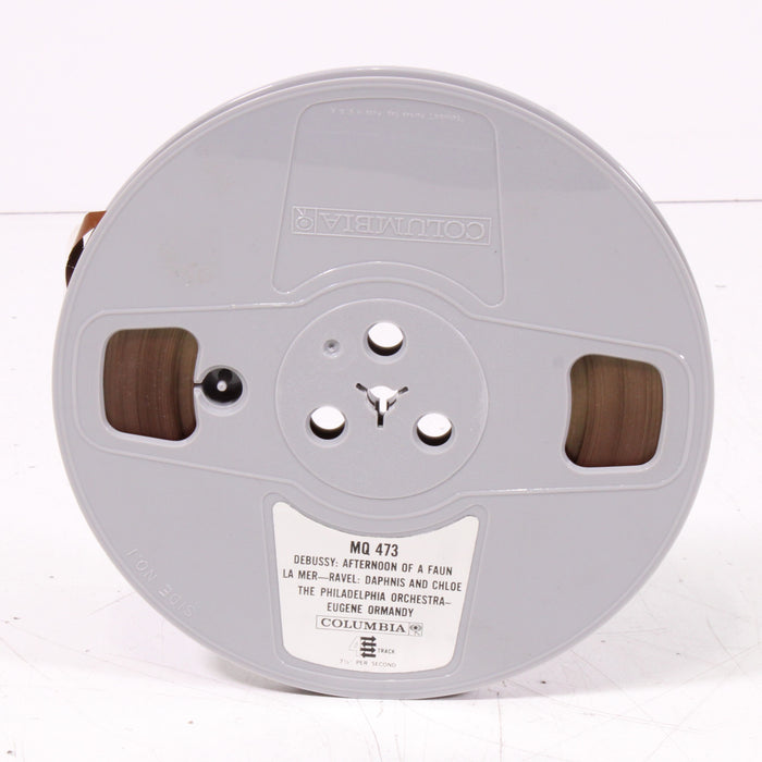 Debussy: La Mer, Prelude to the Afternoon of a Faun / Ravel: Daphnis et Chloé No. 2 – Eugene Ormandy Conducts The Philadelphia Orchestra Reel to Reel Tape 7" 1/4" 7½ IPS Columbia Masterworks-Reel-to-Reel Tape-SpenCertified-vintage-refurbished-electronics