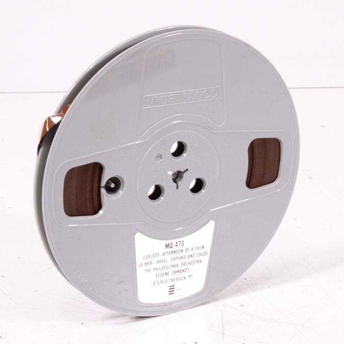 Debussy: La Mer, Prelude to the Afternoon of a Faun / Ravel: Daphnis et Chloé No. 2 – Eugene Ormandy Conducts The Philadelphia Orchestra Reel to Reel Tape 7" 1/4" 7½ IPS Columbia Masterworks-Reel-to-Reel Tape-SpenCertified-vintage-refurbished-electronics