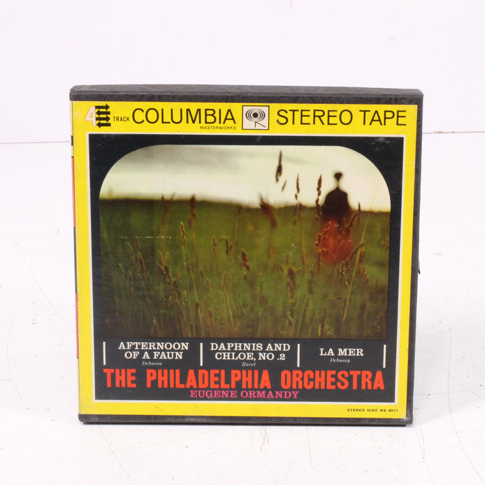 Debussy: La Mer, Prelude to the Afternoon of a Faun / Ravel: Daphnis et Chloé No. 2 – Eugene Ormandy Conducts The Philadelphia Orchestra Reel to Reel Tape 7" 1/4" 7½ IPS Columbia Masterworks-Reel-to-Reel Tape-SpenCertified-vintage-refurbished-electronics