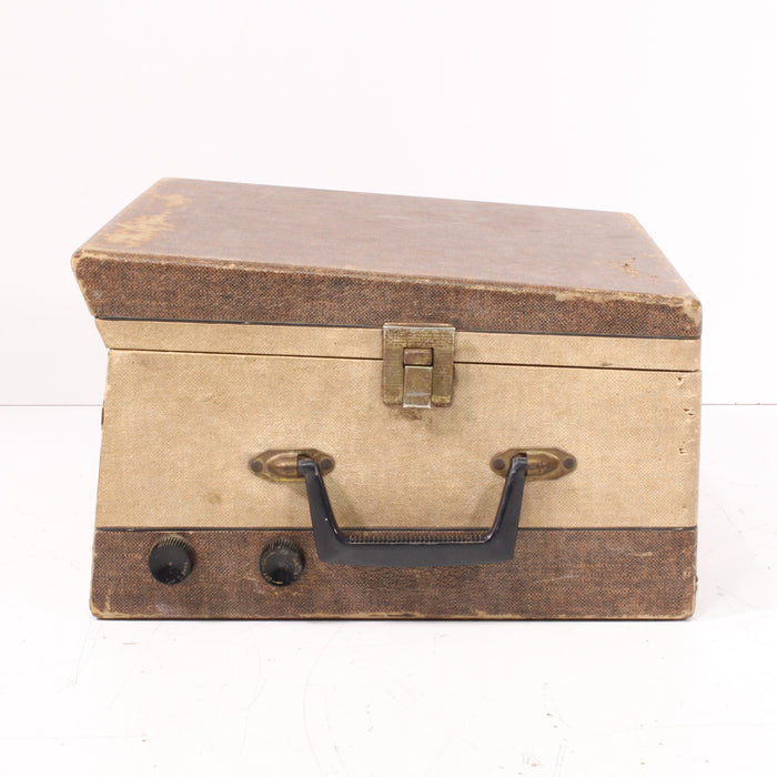 Decca DP-592 Portable 4-Speed Record Player System Built-In Speakers-Turntables & Record Players-SpenCertified-vintage-refurbished-electronics