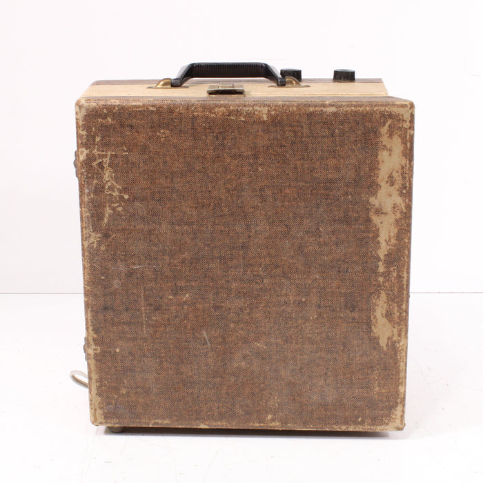 Decca DP-592 Portable 4-Speed Record Player System Built-In Speakers-Turntables & Record Players-SpenCertified-vintage-refurbished-electronics