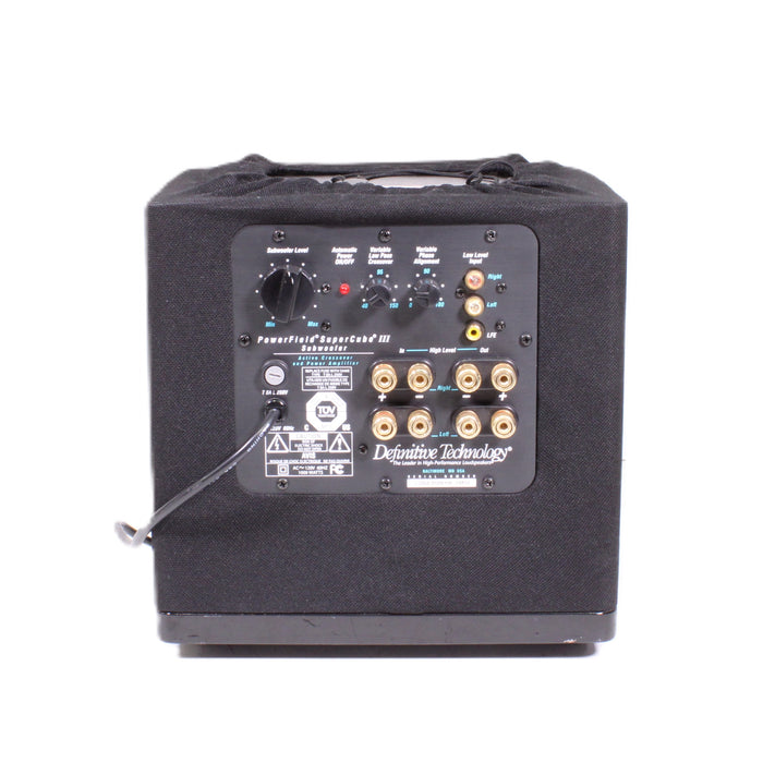 Definitive Technology PowerField SuperCube III Subwoofer 650W (AS-IS??)-Speakers-SpenCertified-vintage-refurbished-electronics