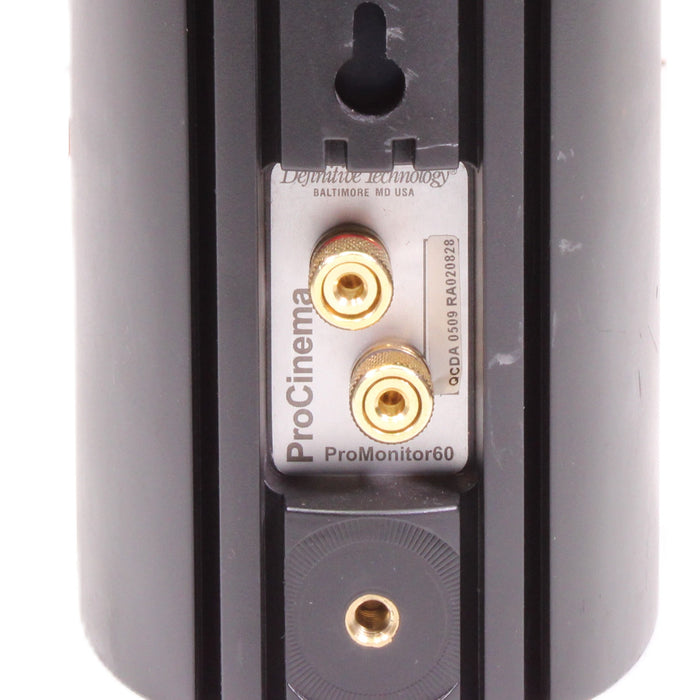 Definitive Technology ProMonitor 60 Compact Satellite Speaker Black-Speakers-SpenCertified-vintage-refurbished-electronics