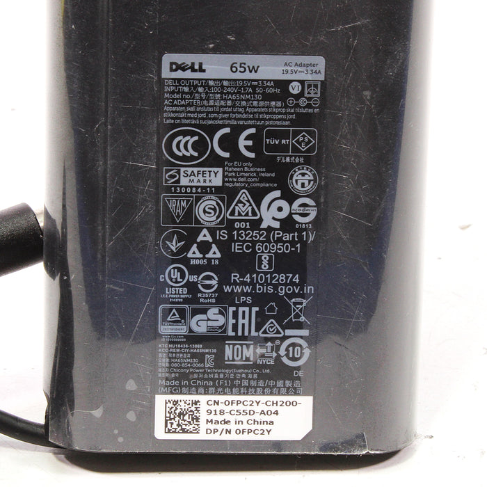 Dell HA65NM130 AC Power Supply Adaptor Charger for Dell Inspiron 17R and More-Power Adapters & Chargers-SpenCertified-vintage-refurbished-electronics