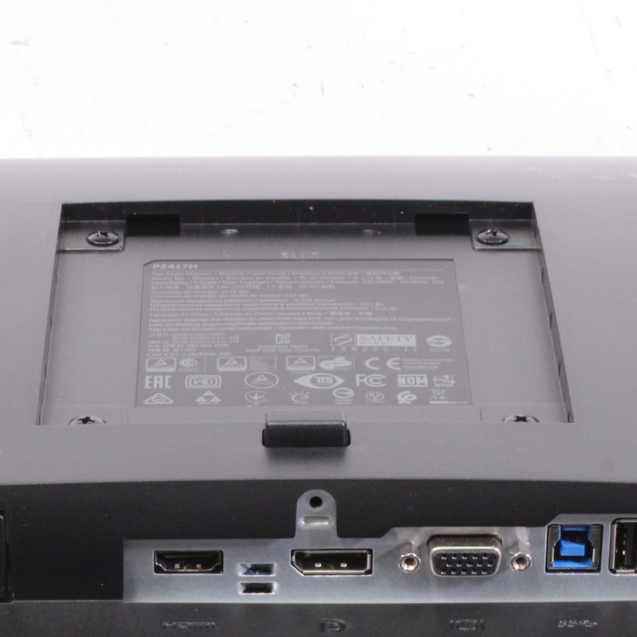 Dell P2417H 24-inch IPS LED Monitor Full HD 1080p Adjustable Stand (2017)-Computer Monitors-SpenCertified-vintage-refurbished-electronics