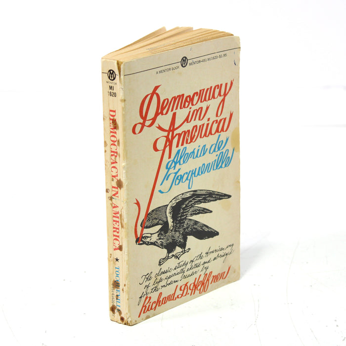 Democracy in America by Alexis de Tocqueville Paperback Book (1956)-Books-SpenCertified-vintage-refurbished-electronics