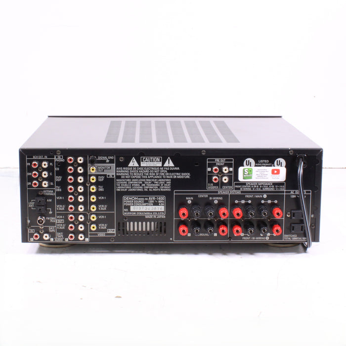 Denon AVR-1400 Audio Video Surround Receiver Dolby Pro Logic-Audio & Video Receivers-SpenCertified-vintage-refurbished-electronics
