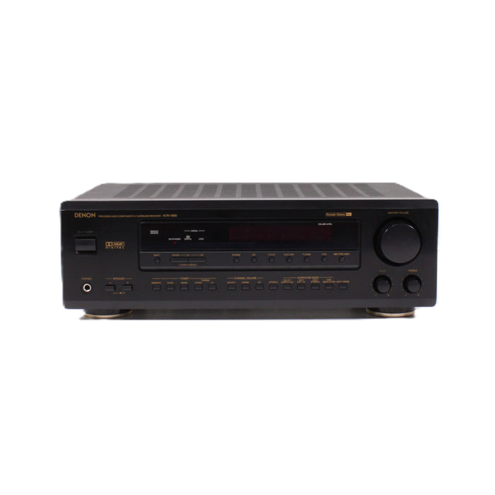 Denon AVR-1600 5.1 A/V Surround Receiver 60WPC Dolby Digital Phono-Audio & Video Receivers-SpenCertified-vintage-refurbished-electronics