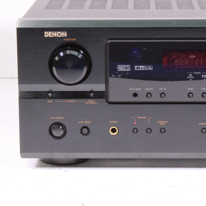 Denon AVR-2105 7.1 Channel A/V Surround Receiver Dolby Digital DTS S-Video-Audio & Video Receivers-SpenCertified-vintage-refurbished-electronics