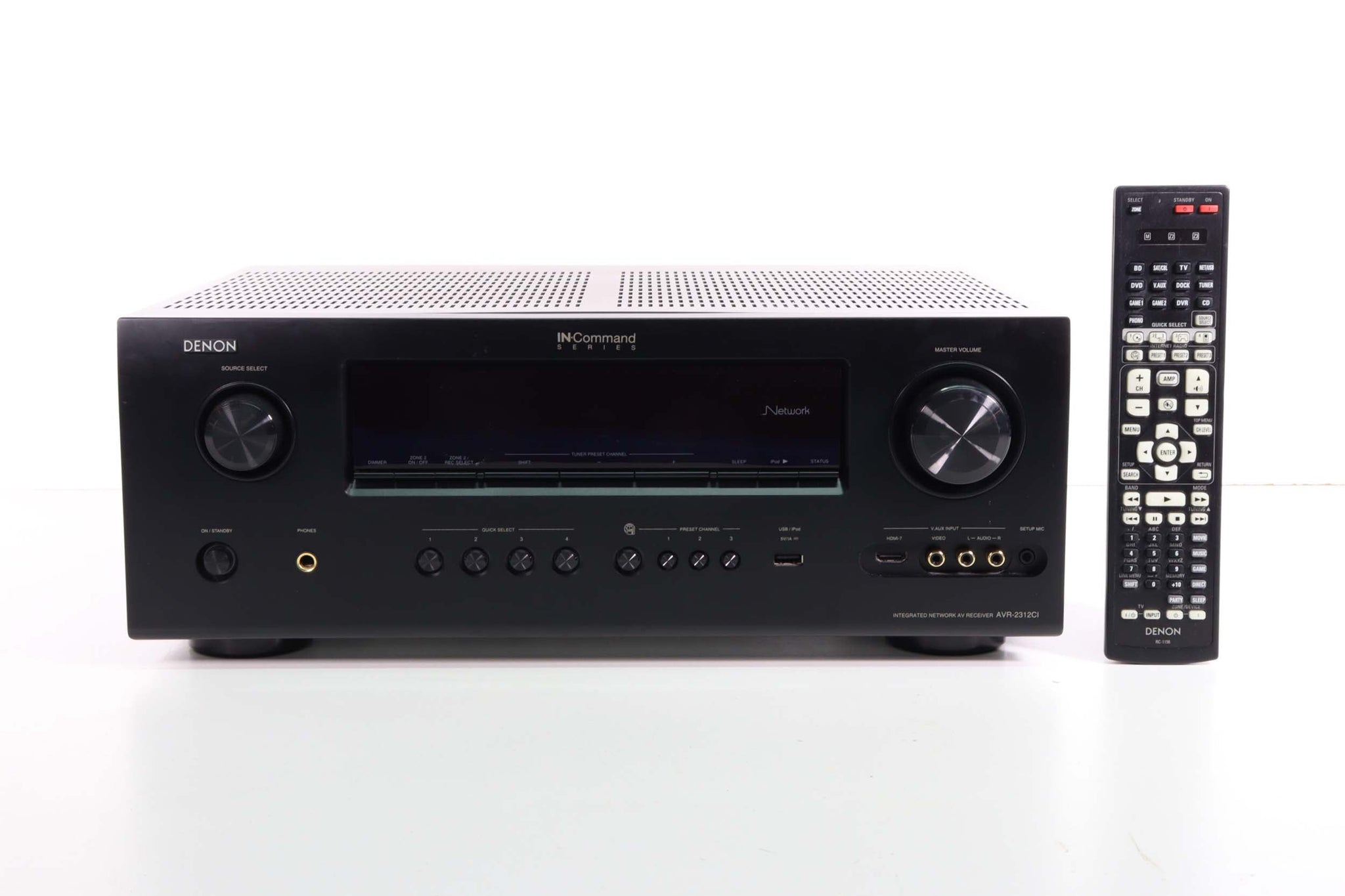 AC 1200 Telecomando Universale Di Ricambio Per Ricevitori Denon AVR-3312CI, AVR-2312CI, AVR-X2000, AVR-1622 Controllo Remoto Home Audio AC 1200 Telecomando Universale Di Ricambio Per Ricevitori Denon AVR-3312CI, AVR-2312CI, AVR-X2000, AVR-1622 Controllo Remoto Home Audio