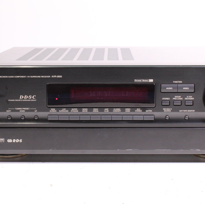 Denon AVR-2600 7.1 Channel AV Receiver Phono Dolby TrueHD DTS-HD-Audio Receivers-SpenCertified-vintage-refurbished-electronics
