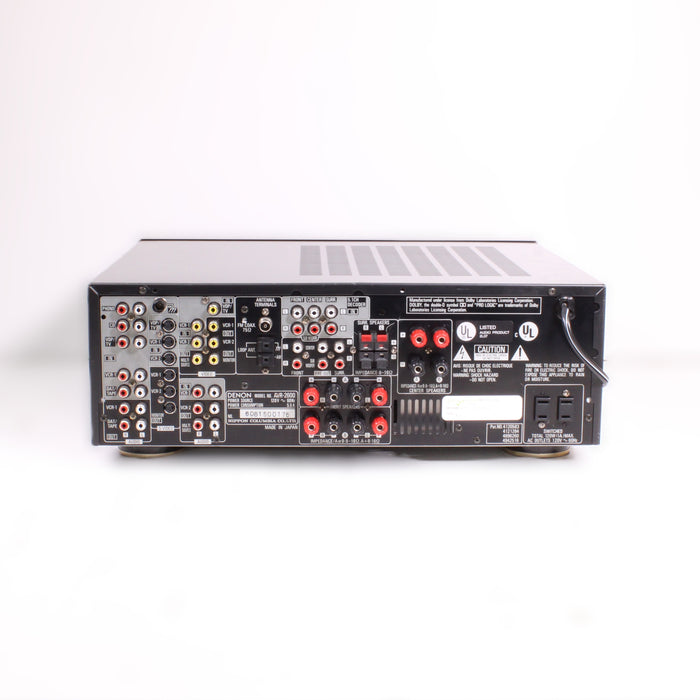 Denon AVR-2600 7.1 Channel AV Receiver Phono Dolby TrueHD DTS-HD-Audio Receivers-SpenCertified-vintage-refurbished-electronics