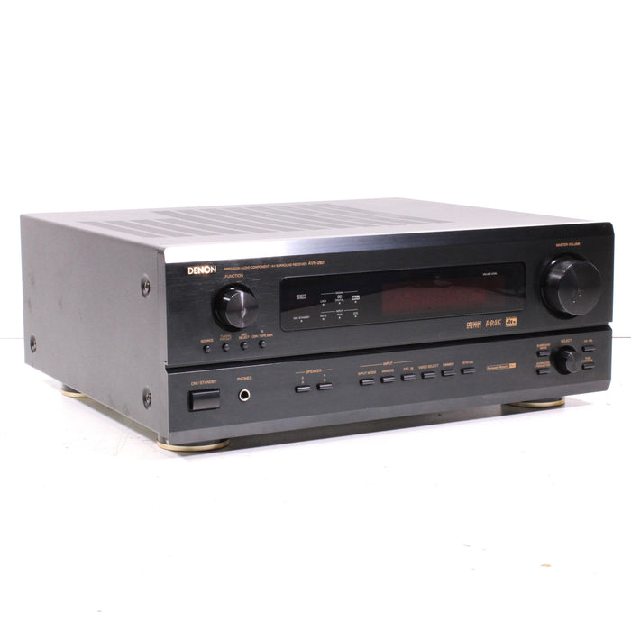 Denon AVR-2801 5.1-CH AV Receiver with Dolby Digital and DTS (2000) (NO REMOTE)-Audio & Video Receivers-SpenCertified-vintage-refurbished-electronics