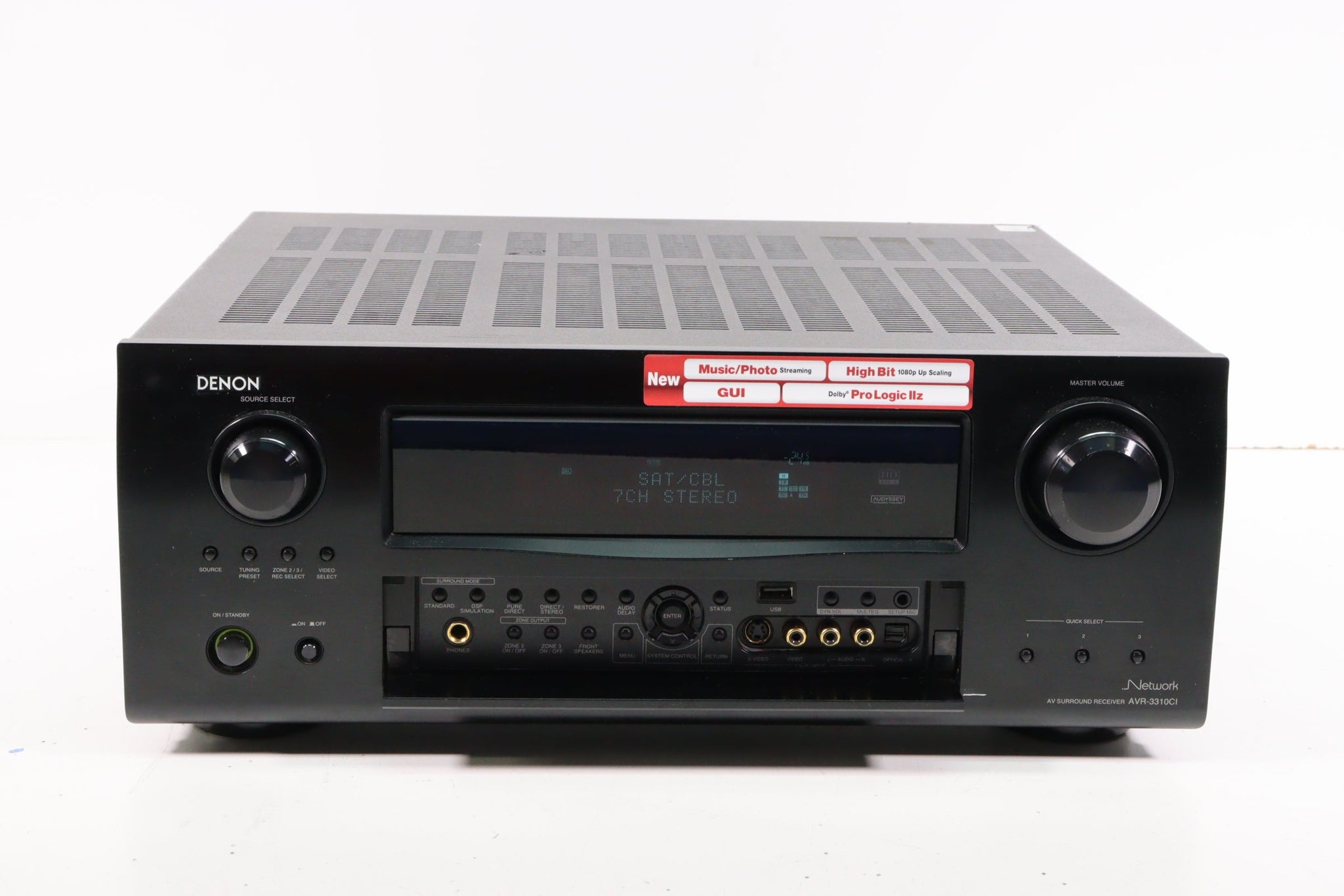 Denon AVR-3310CI 7.1 Channel Multi-Zone AV Surround Receiver with Netw