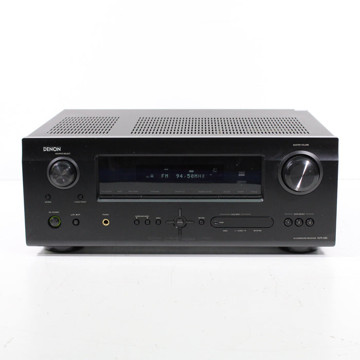 Denon AVR-590 5.1-Channel AV Surround Receiver HDMI with Original Box (2010)-Audio & Video Receivers-SpenCertified-vintage-refurbished-electronics