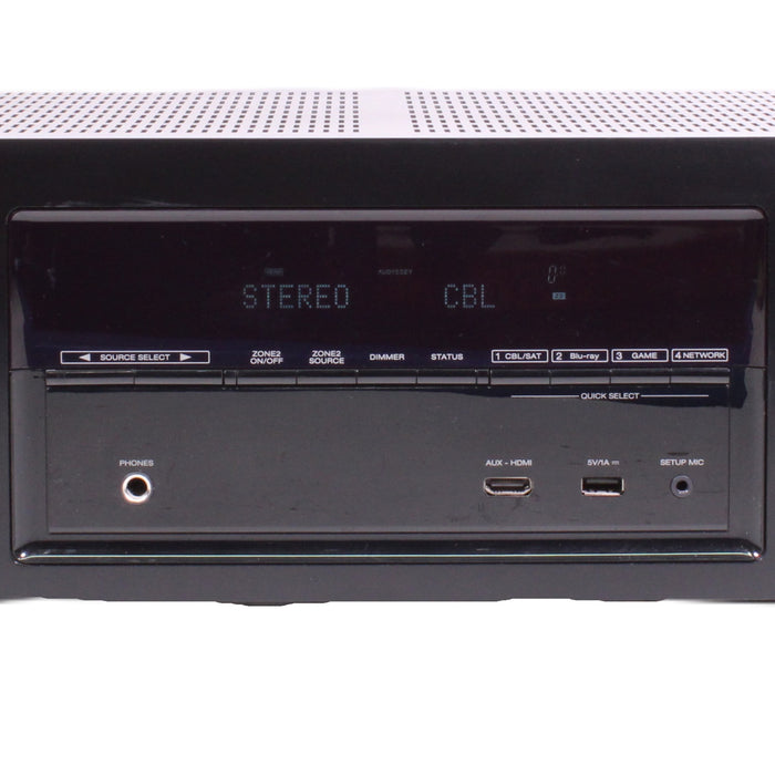 Denon AVR-E400 7.1 Channel Integrated Network AV Receiver HDMI AirPlay (2013)-Audio & Video Receivers-SpenCertified-vintage-refurbished-electronics