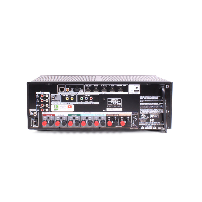 Denon AVR-E400 7.1 Channel Integrated Network AV Receiver HDMI AirPlay (2013)-Audio & Video Receivers-SpenCertified-vintage-refurbished-electronics