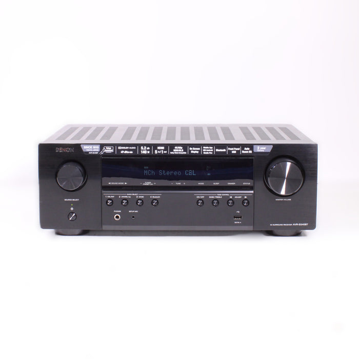 Denon AVR-S540BT 5.2 Channel AV Surround Receiver with Bluetooth-Audio & Video Receivers-SpenCertified-vintage-refurbished-electronics