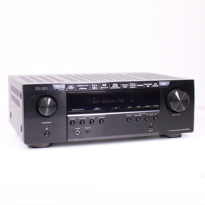 Denon AVR-S540BT 5.2 Channel AV Surround Receiver with Bluetooth-Audio & Video Receivers-SpenCertified-vintage-refurbished-electronics