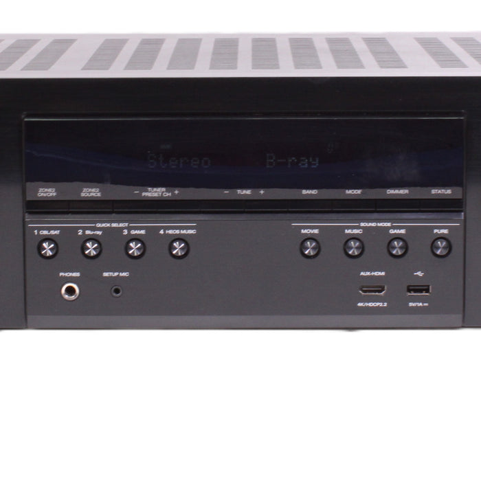 Denon AVR-S740H 7.2-channel 4K AV Receiver with Wi-Fi®, Bluetooth®, Apple® AirPlay® 2-Audio & Video Receivers-SpenCertified-vintage-refurbished-electronics