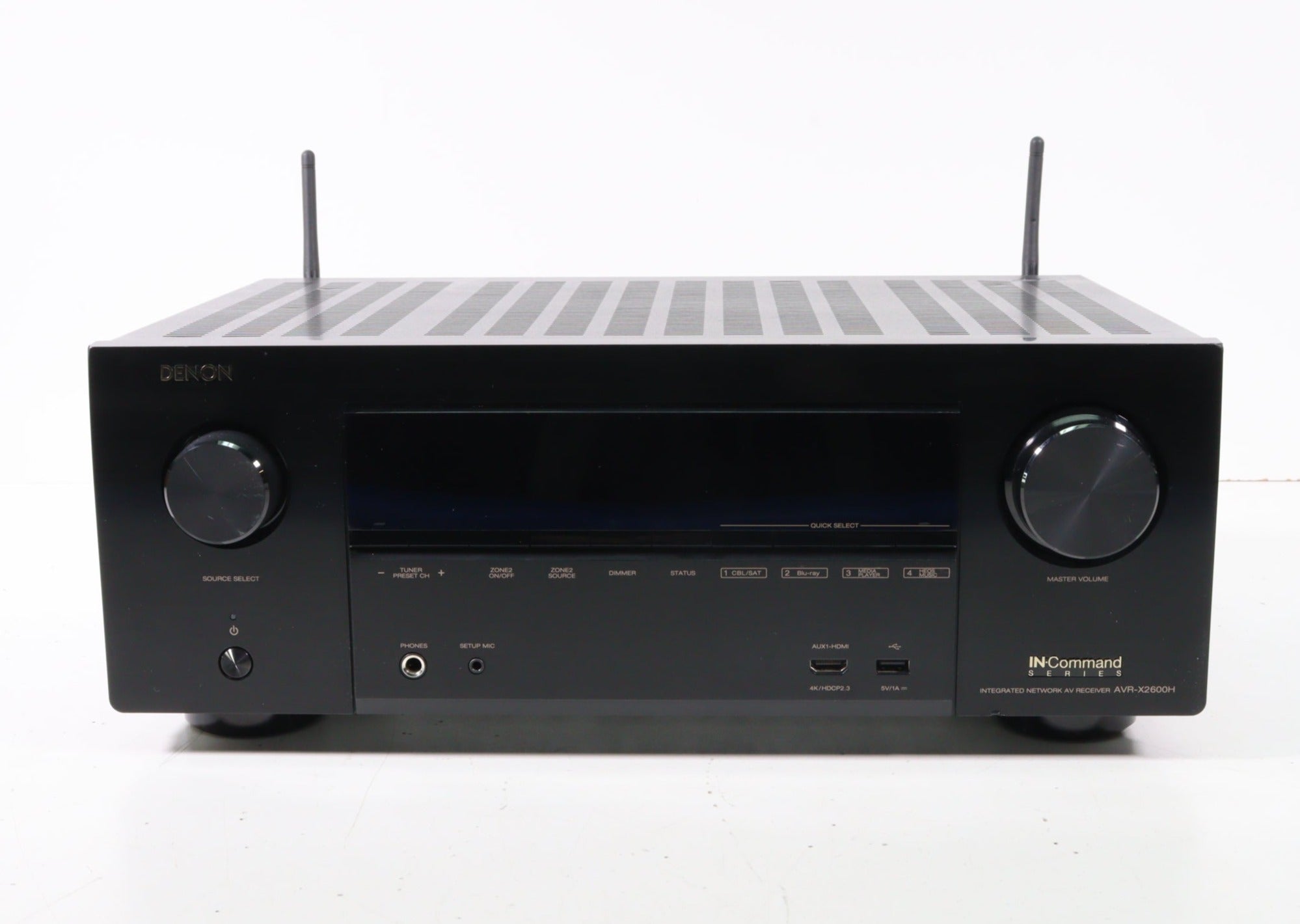 Denon AVR-X2600H Integrated Network AV Receiver with Bluetooth (NO REM