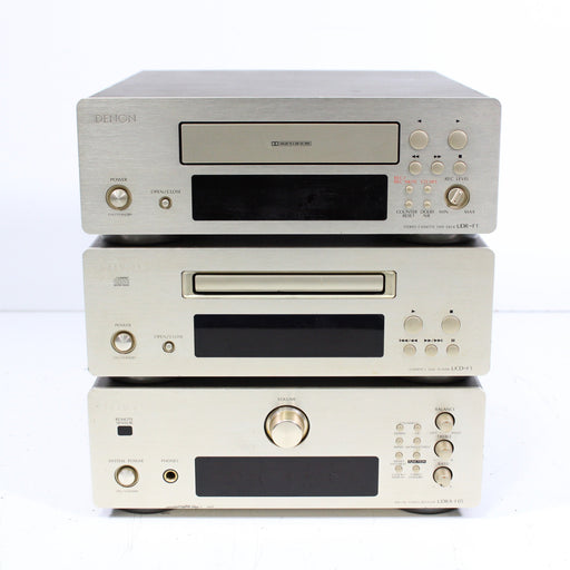 Denon Audio System Bundle (UDRA-F05 Receiver, UCD-F1 CD Player, UDR-F1 Cassette Deck) (AS IS)-Stereo Systems-SpenCertified-vintage-refurbished-electronics