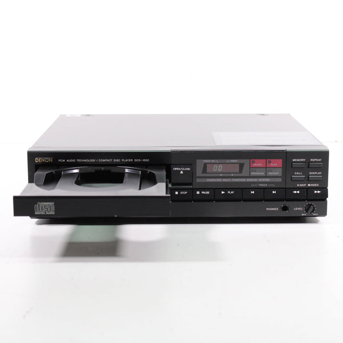 Denon DCD-1000 PCM Audio Technology CD Compat Disc Player (1986)-CD Players & Recorders-SpenCertified-vintage-refurbished-electronics