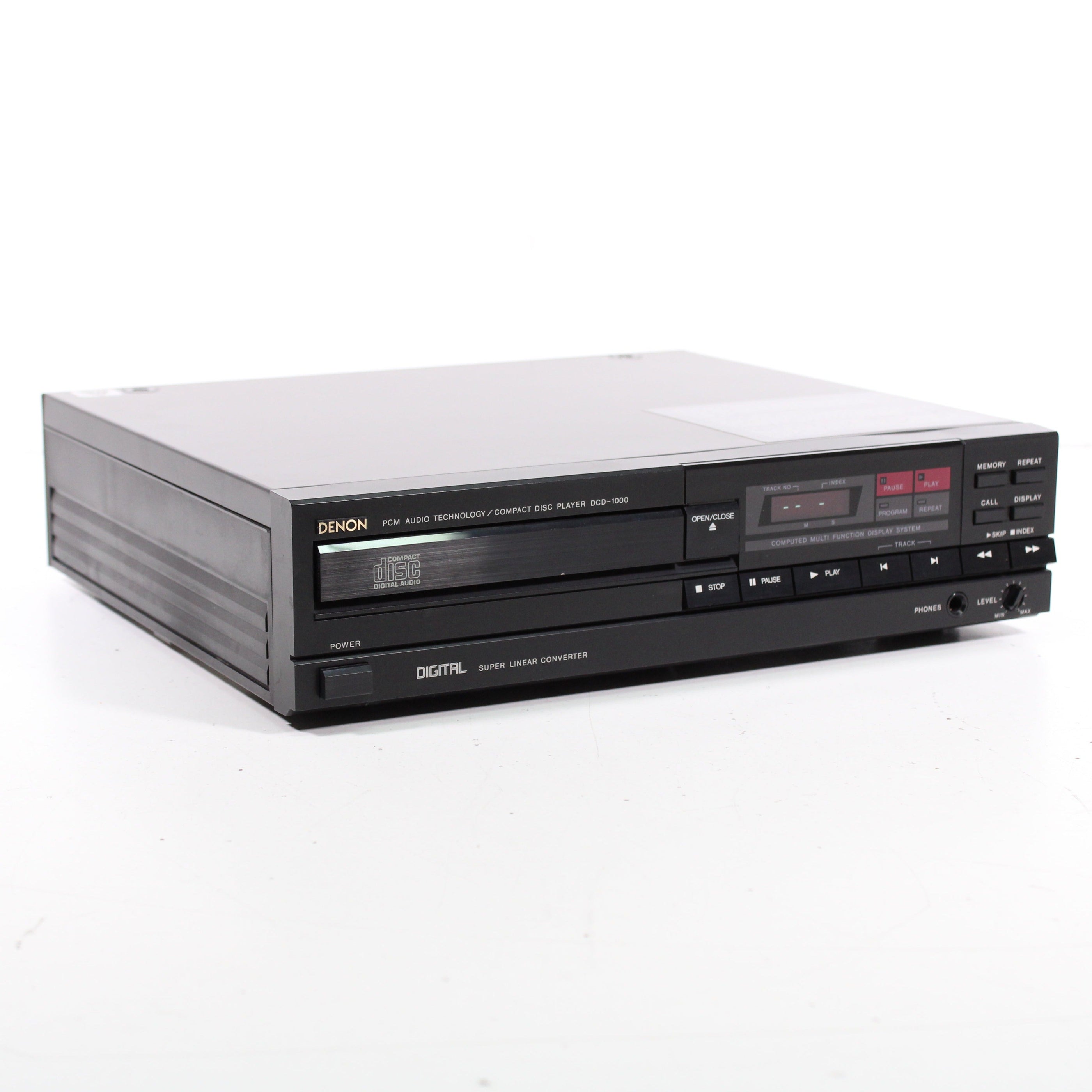 Denon DCD-1000 PCM Audio Technology CD Compat Disc Player (1986 ...