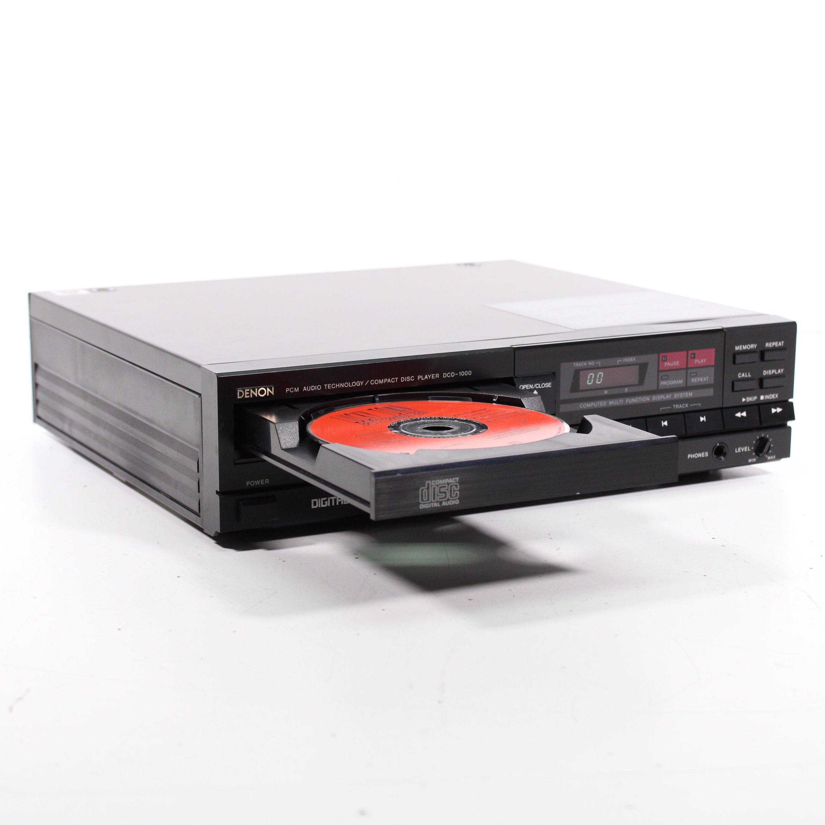 Compat Disc Denon DCD-1000 PCM Audio Technology CD Compat Disc Player (1986 ...