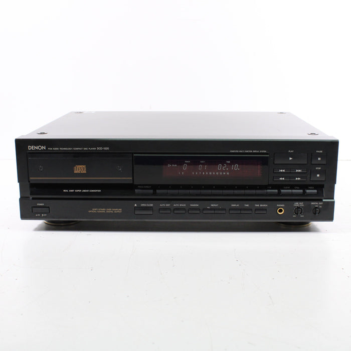 Denon DCD-1520 PCM Audio Technology Compact Disc CD Player (1988)-CD Players & Recorders-SpenCertified-vintage-refurbished-electronics