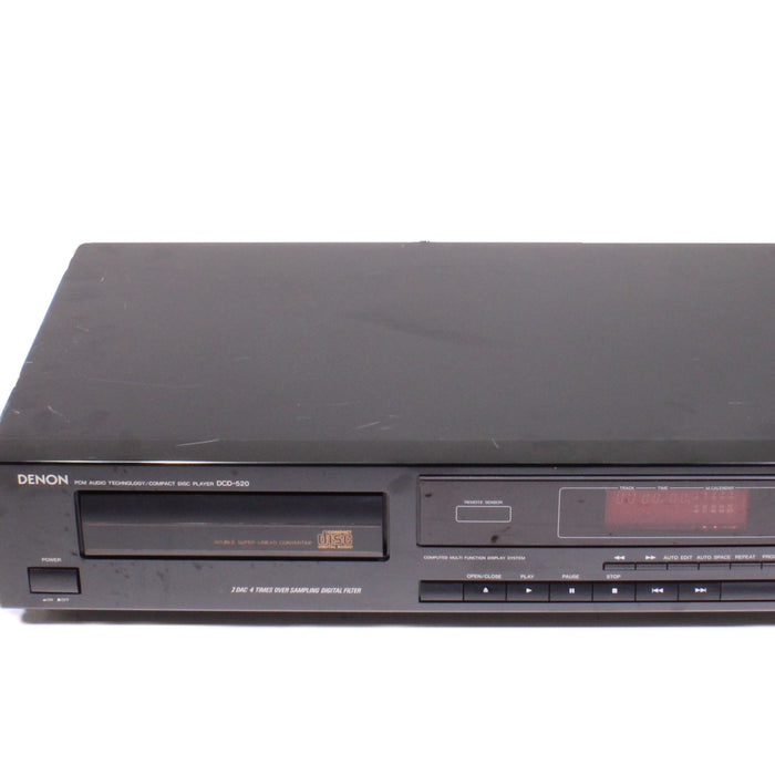 Denon DCD-520 PCM Audio Technology Compact Single Disc CD Player (1989)-CD Players & Recorders-SpenCertified-vintage-refurbished-electronics