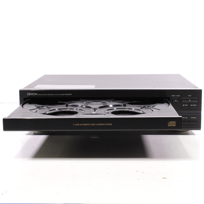 Denon DCM-260 5-Disc CD Compact Disc Changer A.M.N.S. (1996)-CD Players & Recorders-SpenCertified-vintage-refurbished-electronics