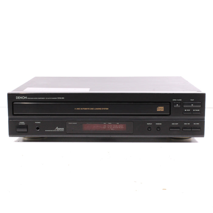 Denon DCM-260 5-Disc CD Compact Disc Changer A.M.N.S. (1996)-CD Players & Recorders-SpenCertified-vintage-refurbished-electronics